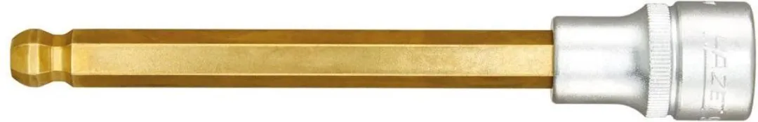 Hazet Bitdop Inbus 1/2" 5mm - Goud/Zilver