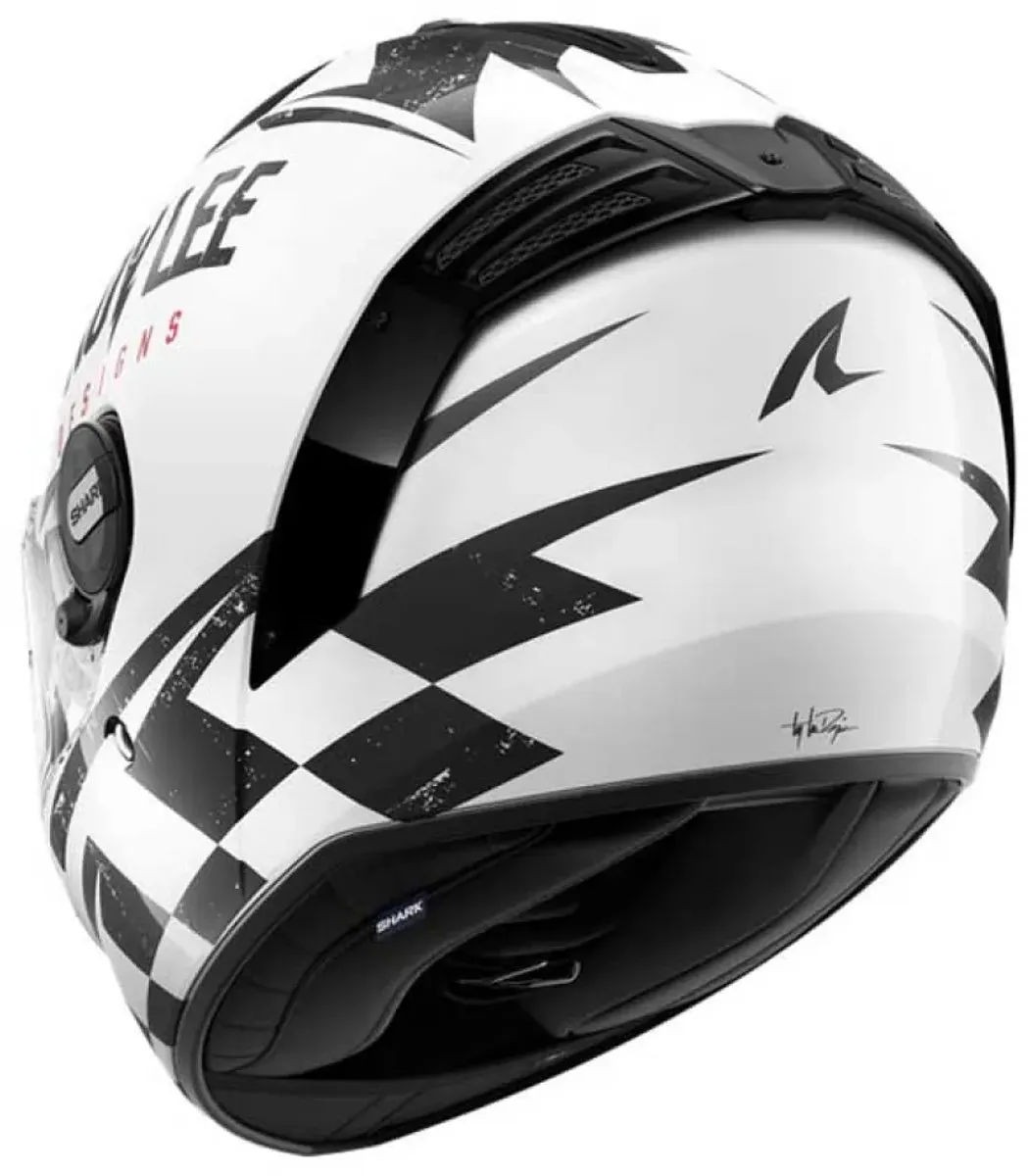 Shark Spartan RS Raceshop Helm - XS - Wit/Zwart/Rood