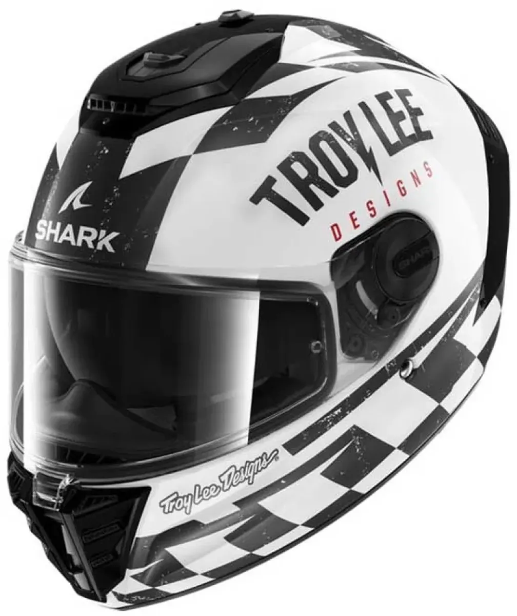 Shark Spartan RS Raceshop Helm - XS - Wit/Zwart/Rood - afbeelding 6 van 6