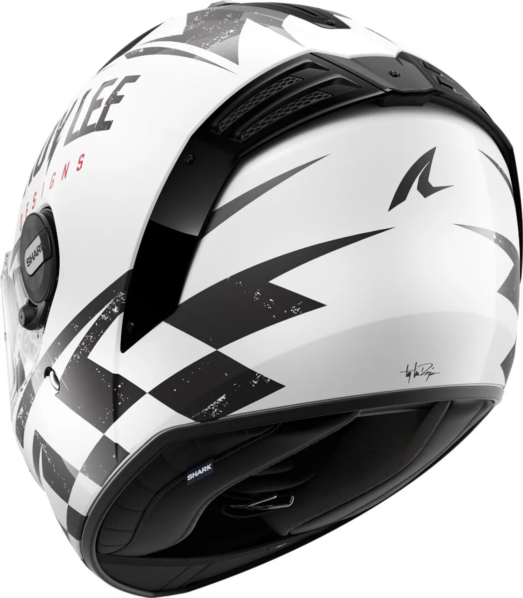 Shark Spartan RS Raceshop Helm - XS - Wit/Zwart/Rood