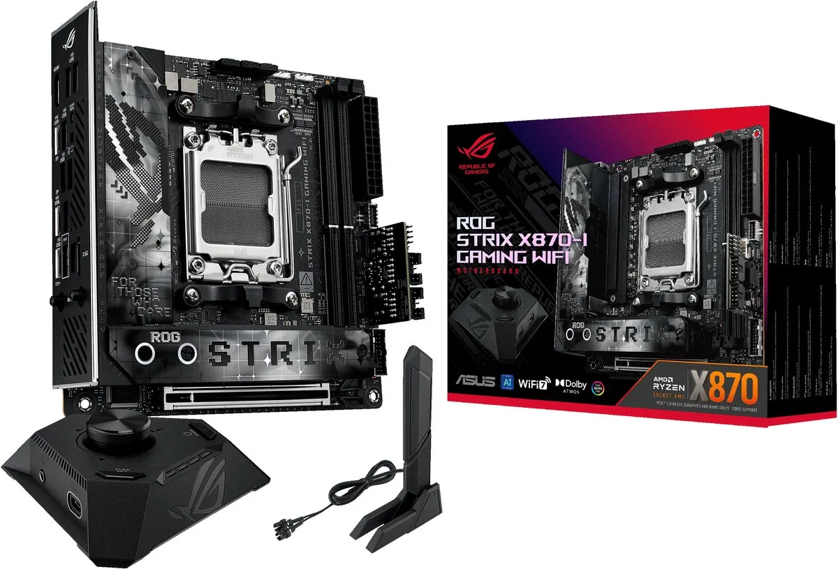ASUS ROG Strix X870-I GAMING WIFI Moederbord - AM5 Mini-ITX