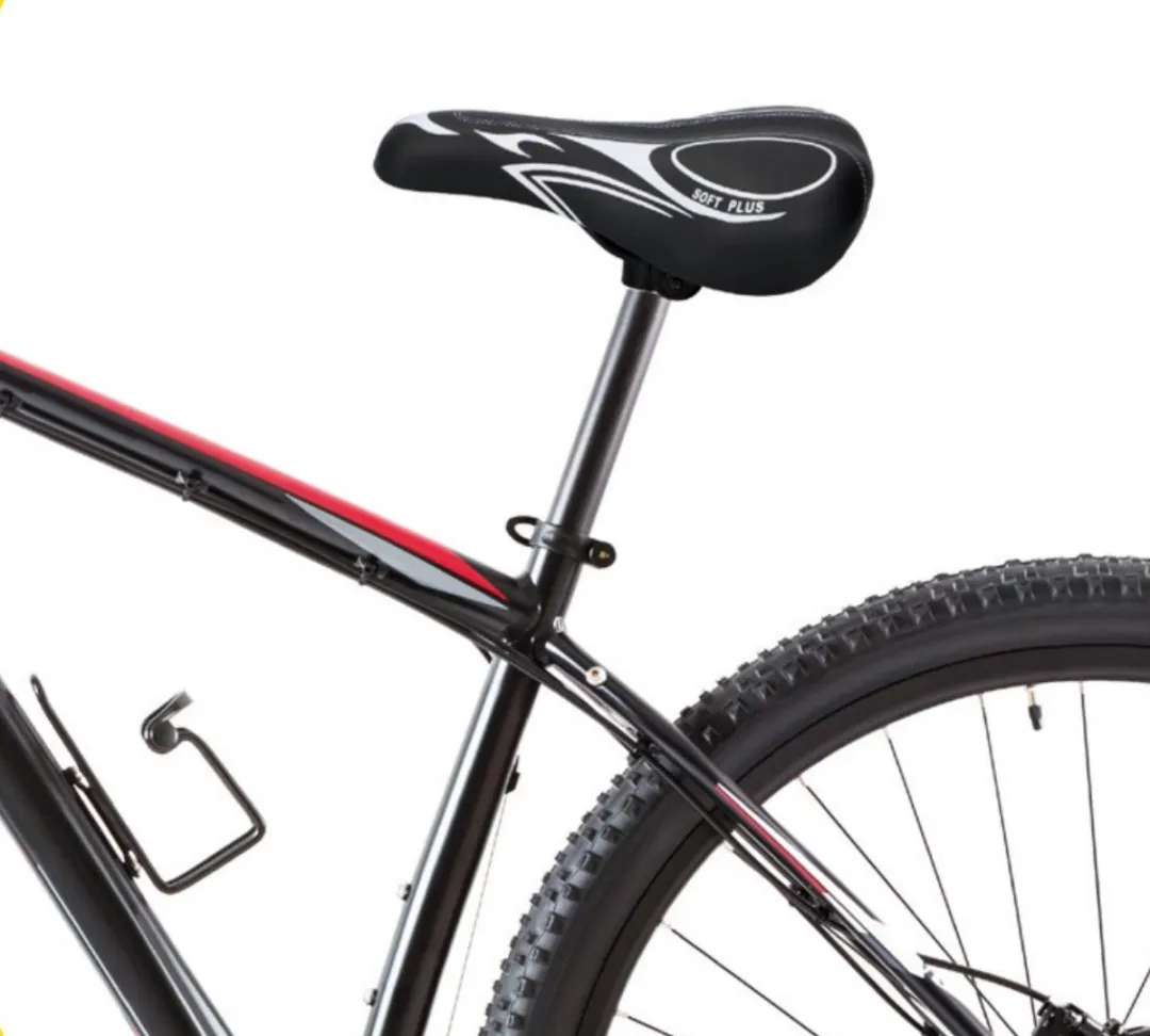 Dunlop Mountainbike Zadel - 27x16,5cm - Zwart/Wit