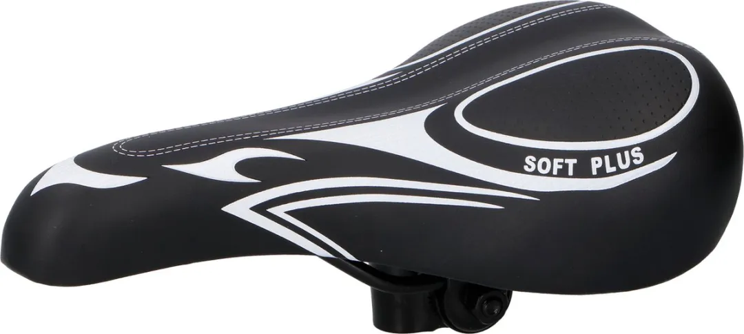 Dunlop Mountainbike Zadel - 27x16,5cm - Zwart/Wit