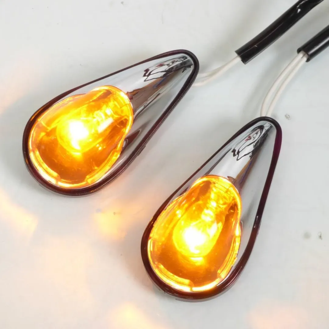 Dolce & Gabbana Goute d'Eau Chromé Orange Motorfiets/Scooter Knipperlicht