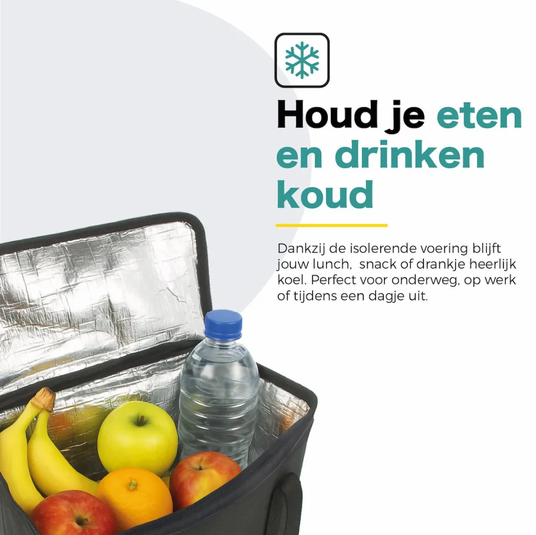 Voltano Koeltas 20L - Opvouwbaar - Zwart