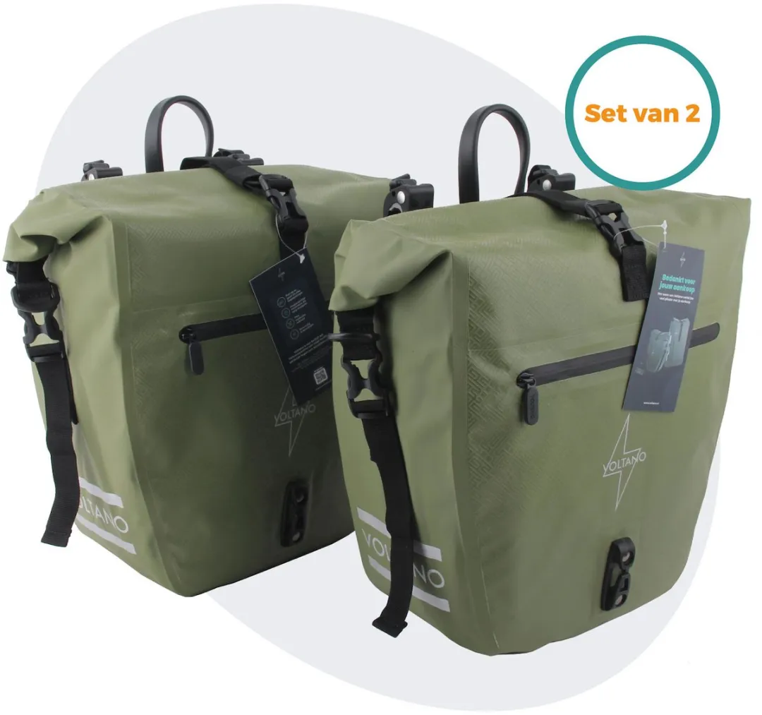 Voltano Enkele Fietstas Set E-bike 46L