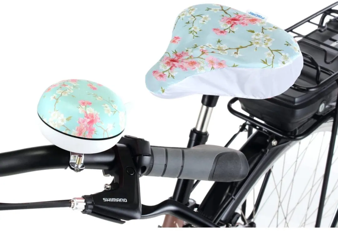 Fischer Fietsbel & Zadeldekje 80cm - Green
