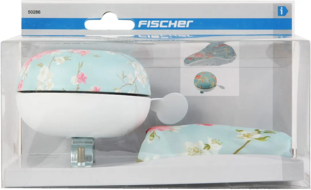 Fischer Fietsbel & Zadeldekje 80cm - Green