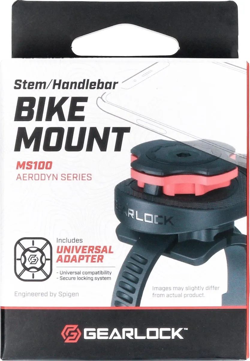 Spigen Gearlock MS100 Telefoonhouder Fiets - Zwart