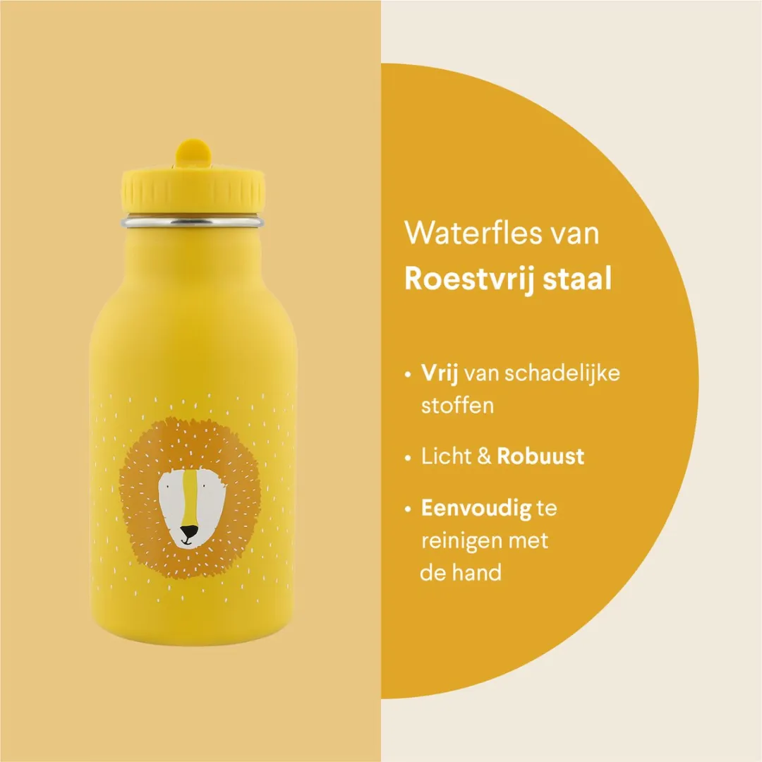 Trixie Mr. Lion Thermos Drinkfles 350ml - Geel - afbeelding 5 van 6