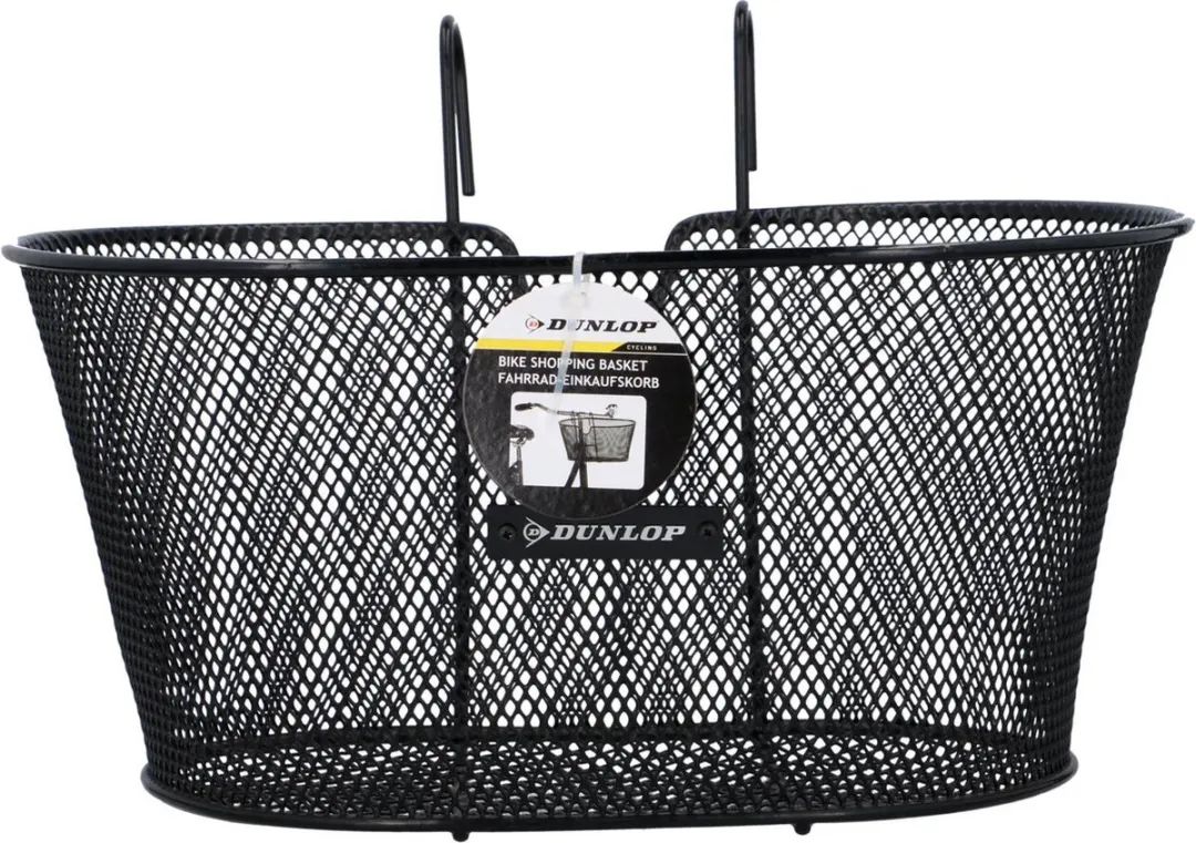 Dunlop Fietsmand - 12L - Zwart