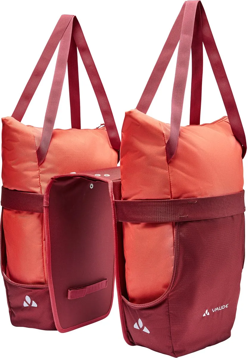 Vaude TwinShopper Fietstas 44L - Zwart - afbeelding 6 van 6