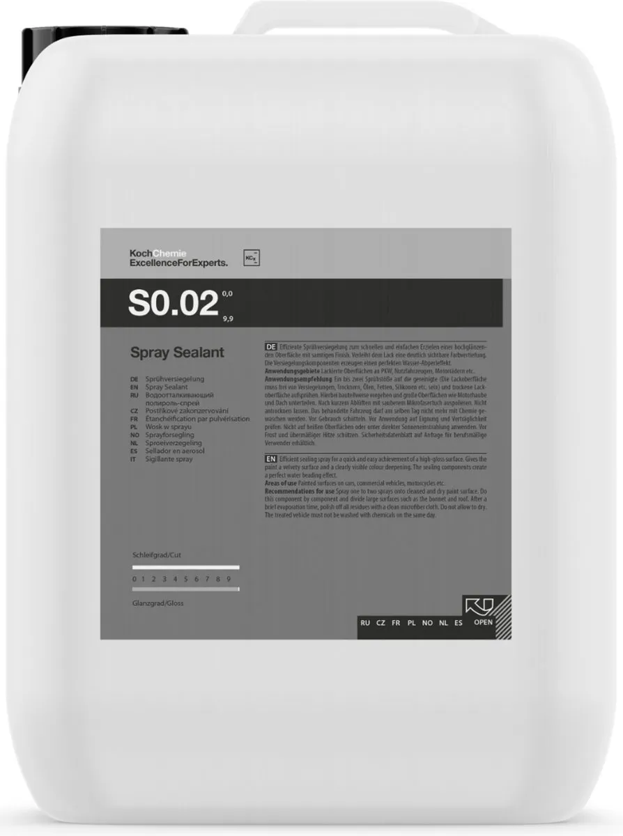 Koch Chemie Spray Sealant S0.02 5L