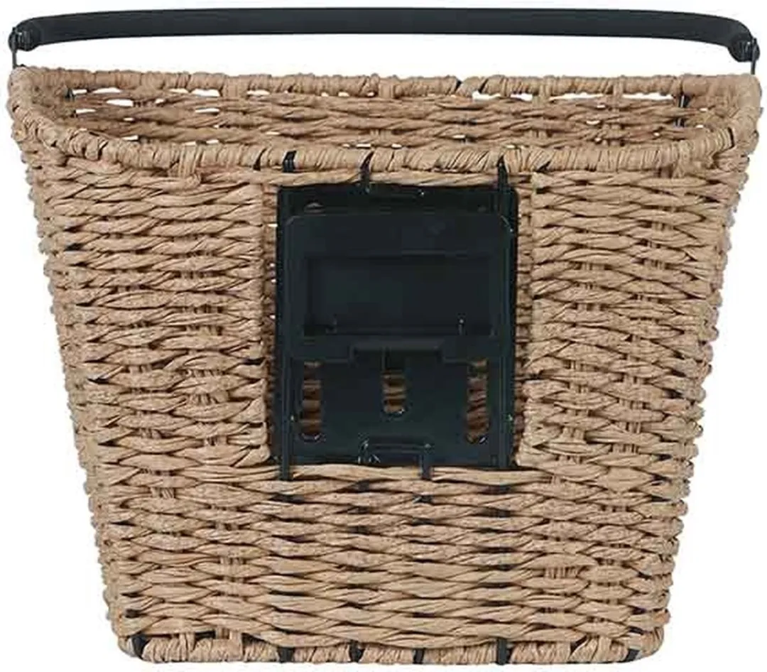 Basil Bremen Rattan Look Fietsmand - 35L - Kunststof Rotan