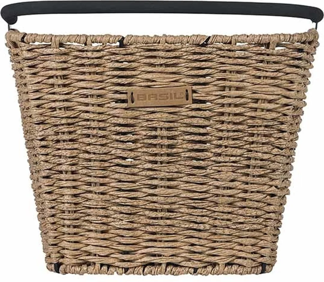 Basil Bremen Rattan Look Fietsmand - 35L - Kunststof Rotan