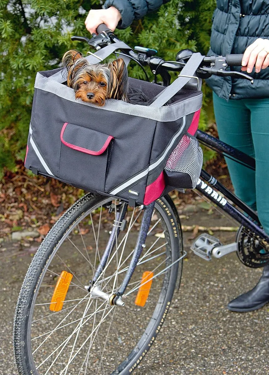 Kerbl Fietsmand - Honden & Katten - Ademend - Zwart