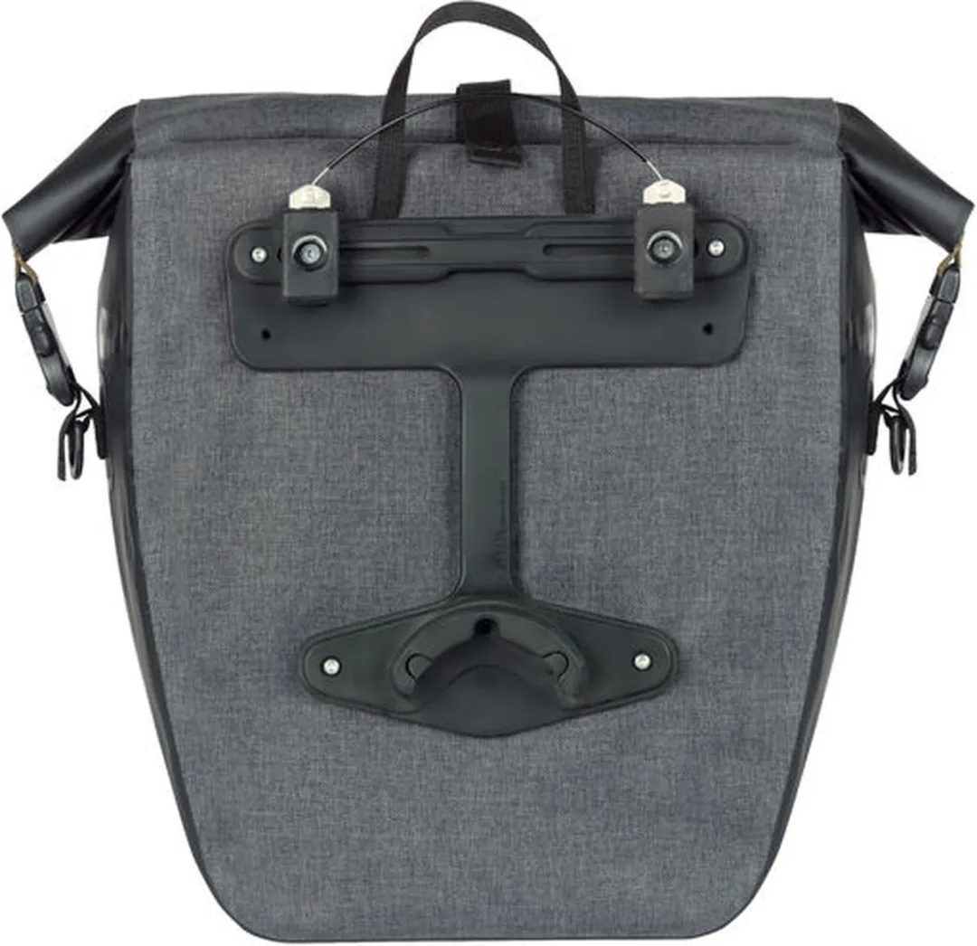 Basil Navigator Storm Enkele Fietstas MIK STUDS 25L - Zwart