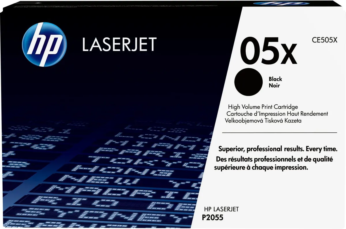 HP CE505X Tonercartridge - 6500 pagina's - Zwart