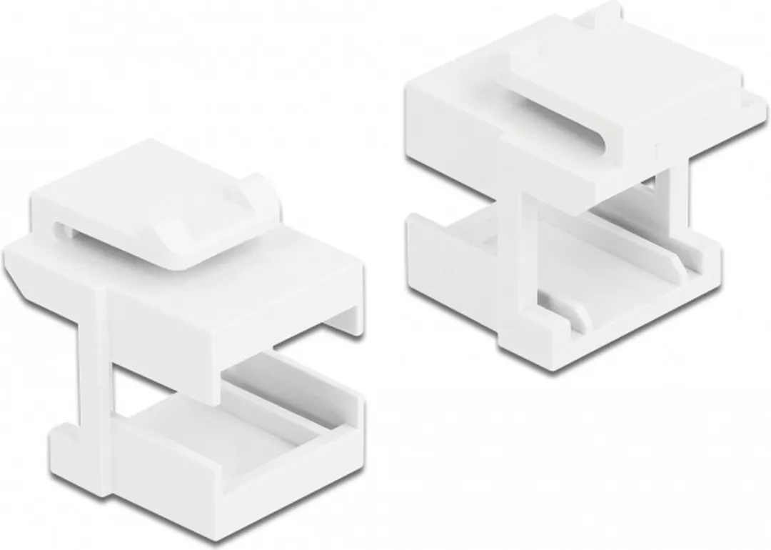 Delock Keystone Cover Wit - 10 Stuks