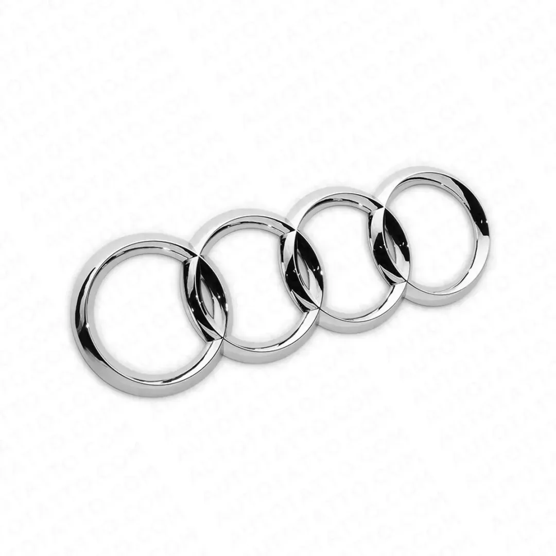 Audi Logo Chrome Embleem Kofferbak 192mm