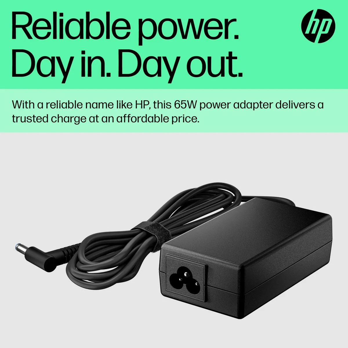 HP H6Y89AA-ABB 65W Adapter - Zwart - afbeelding 6 van 6