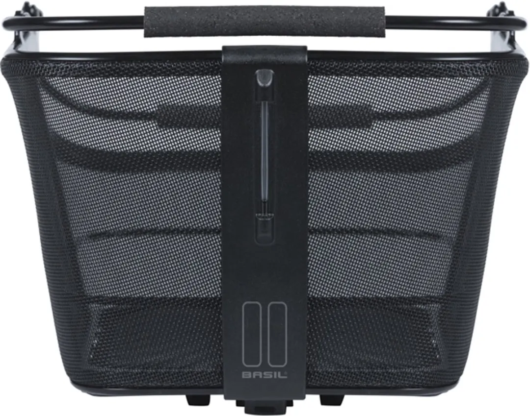 Basil Cento Tech Fiber Fietsmand Nordlicht MIK - Zwart - afbeelding 6 van 6