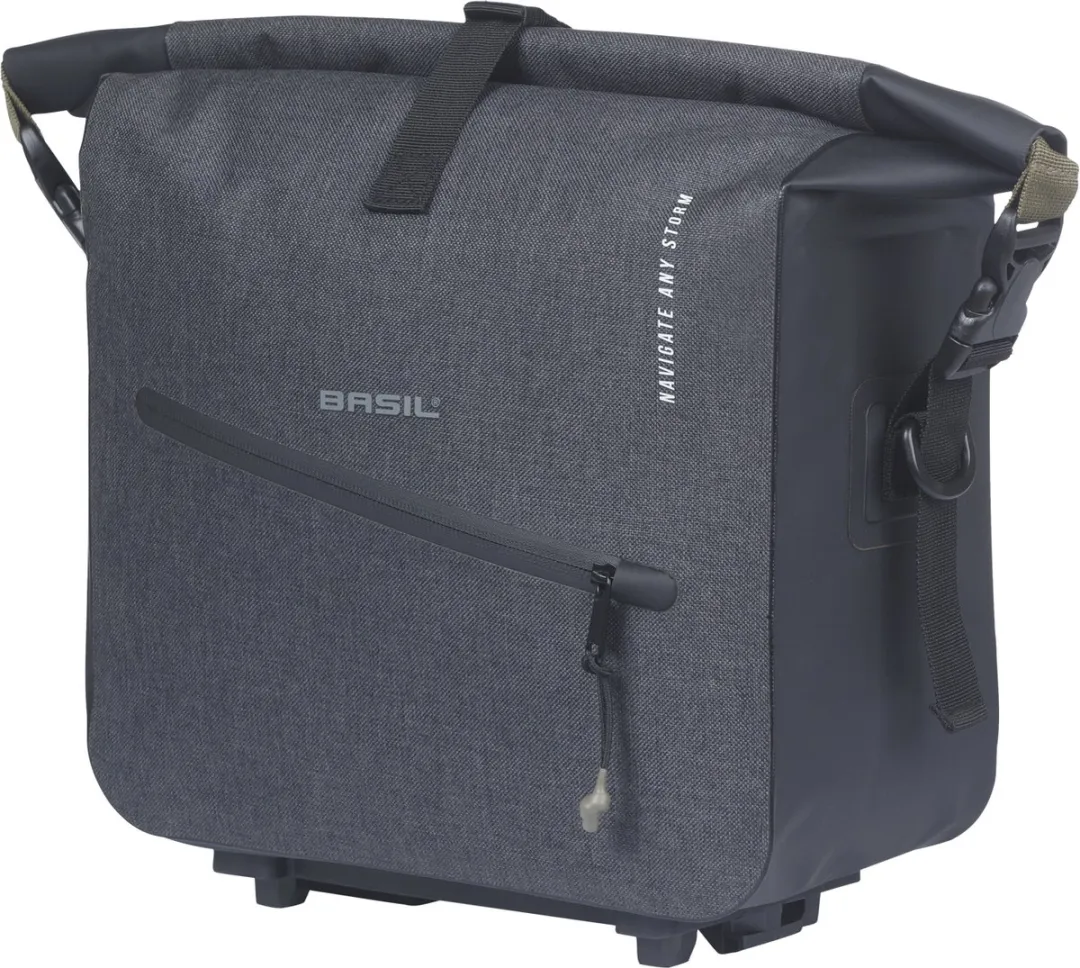 Basil Navigator Storm Bagagedragertas MIK 13L - Zwart