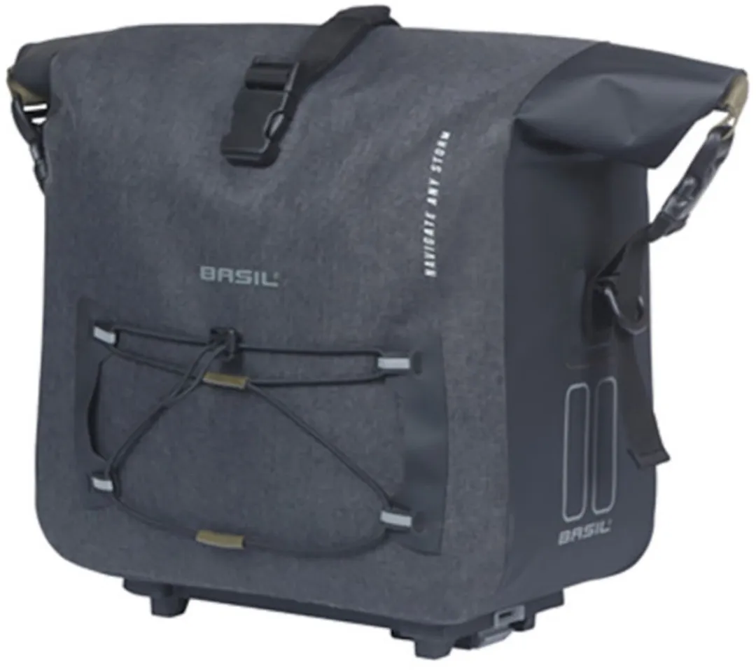 Basil Navigator Storm Bagagedragertas MIK 13L - Zwart