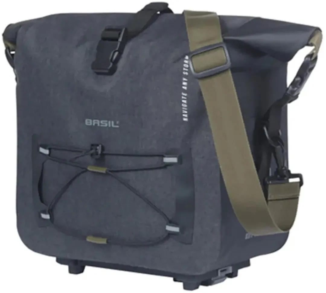 Basil Navigator Storm Bagagedragertas MIK 13L - Zwart