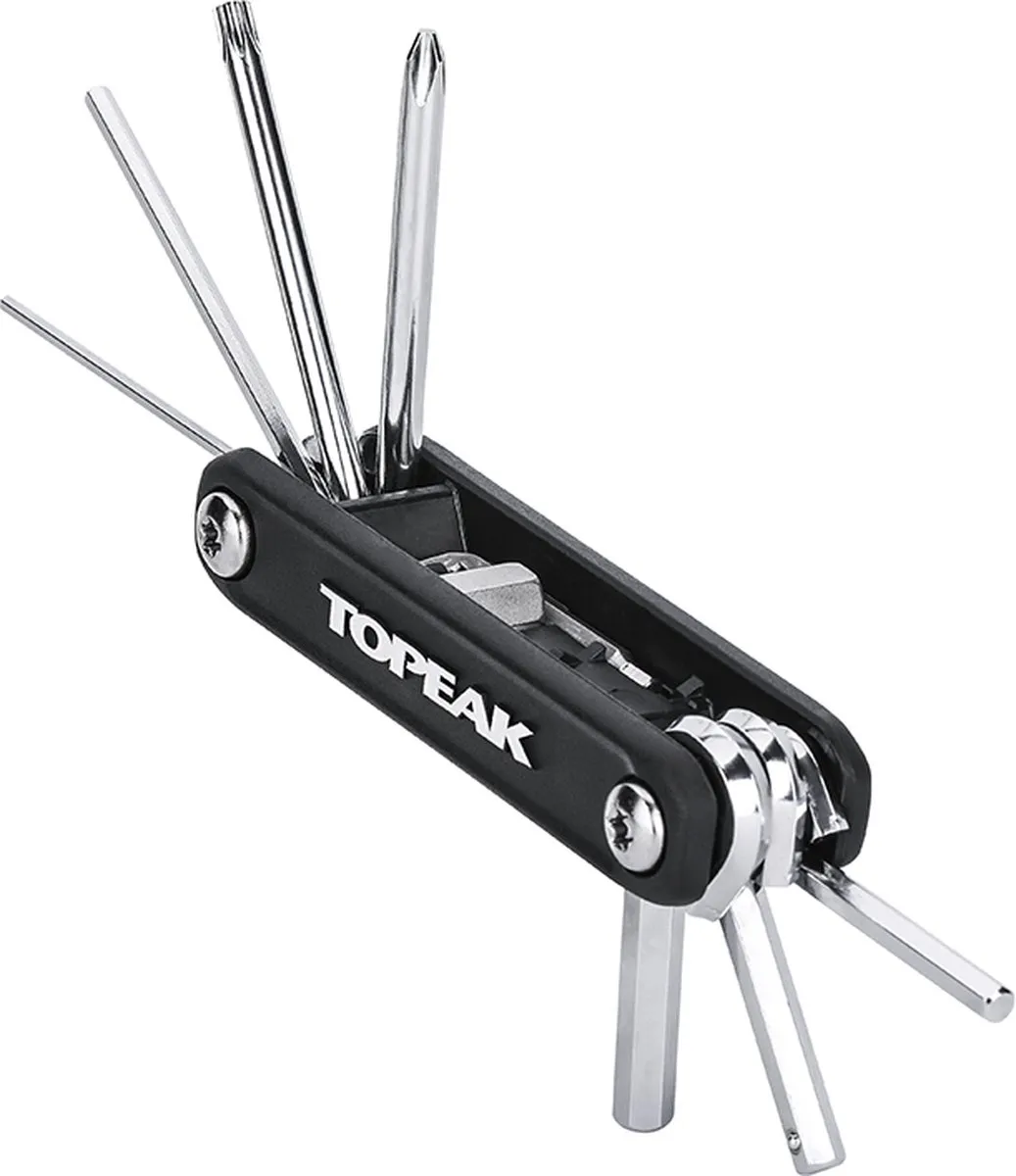 Topeak X-Tool+ 11 Delig Minitool - Zwart