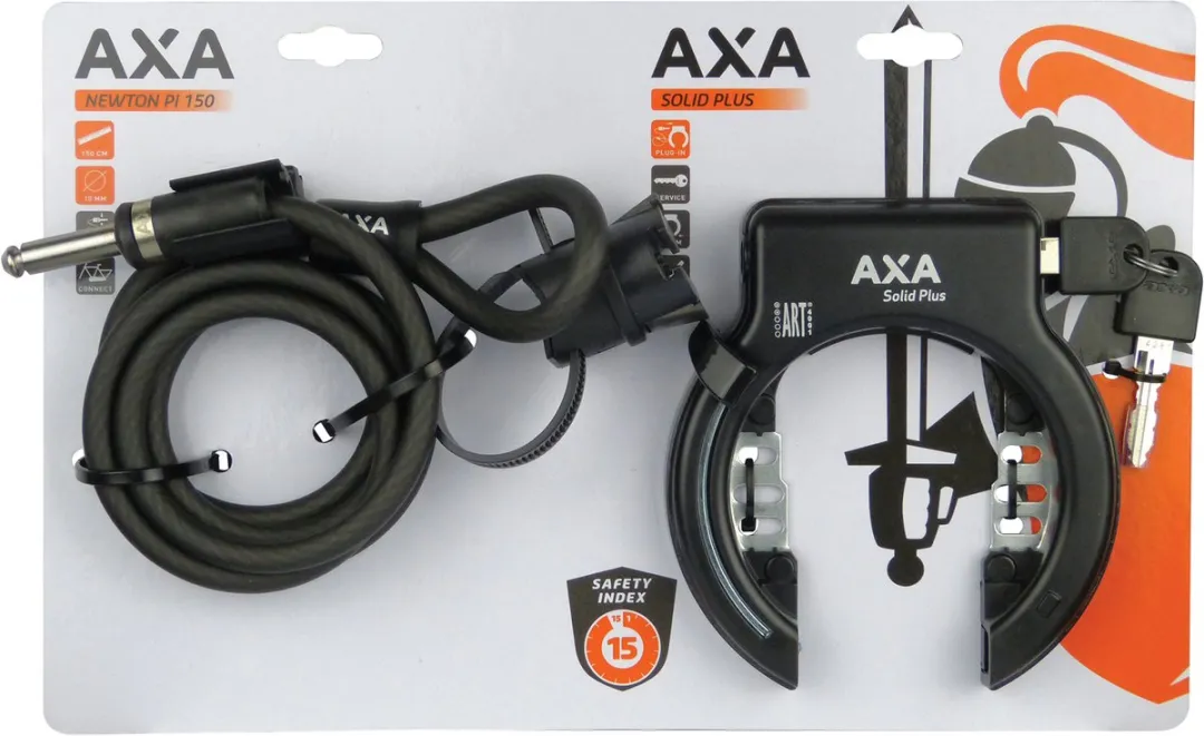 AXA Solid Plus ART 2 Sterren Frameslot - Zwart - afbeelding 6 van 6