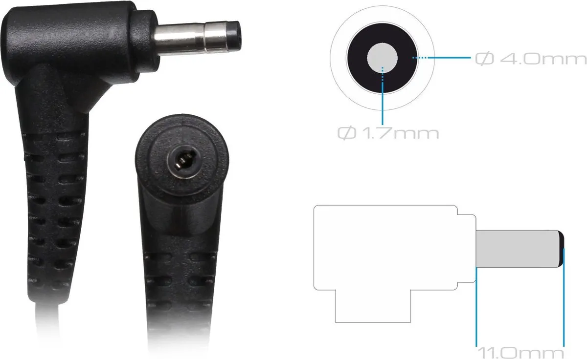 Lenovo ADLX65CLGE2A Oplader 65W - Zwart