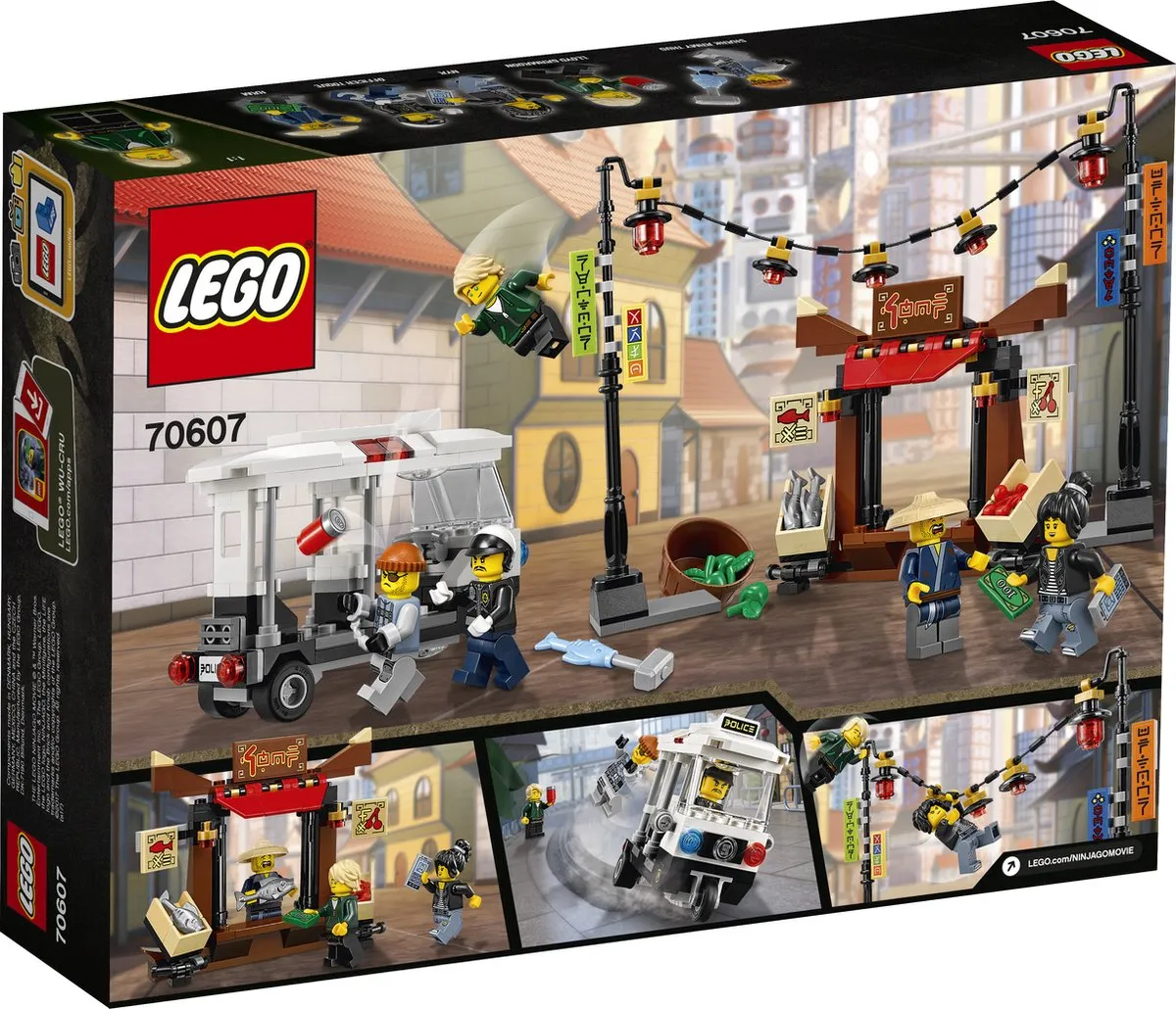 LEGO Ninjago Movie Achtervolging Stad 70607 - 233 Stukken