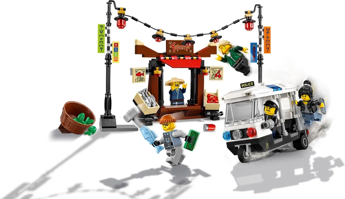 LEGO Ninjago Movie Achtervolging Stad 70607 - 233 Stukken - afbeelding 6 van 6