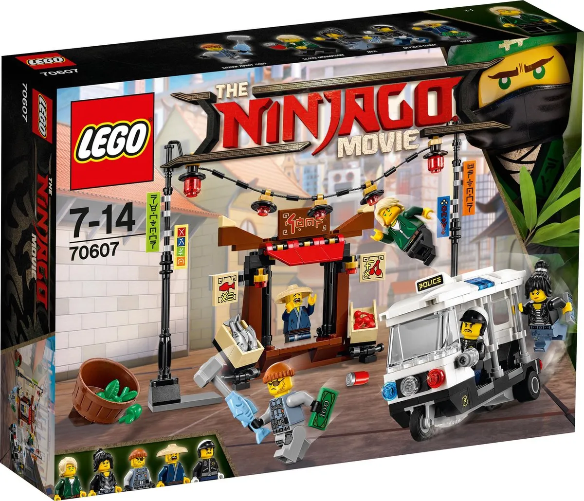 LEGO Ninjago Movie Achtervolging Stad 70607