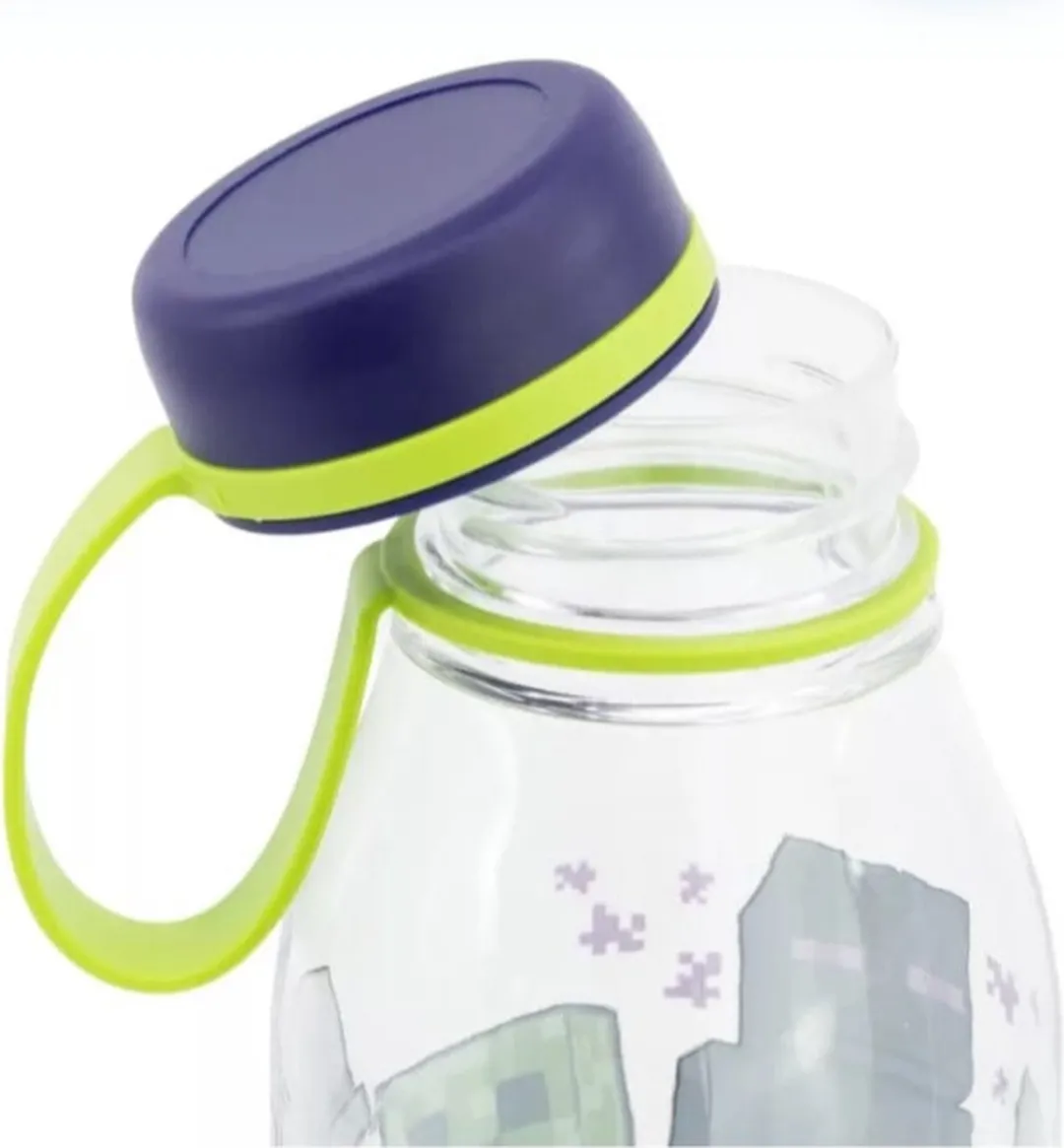 Minecraft Drinkfles 650ml - Groen - afbeelding 2 van 2