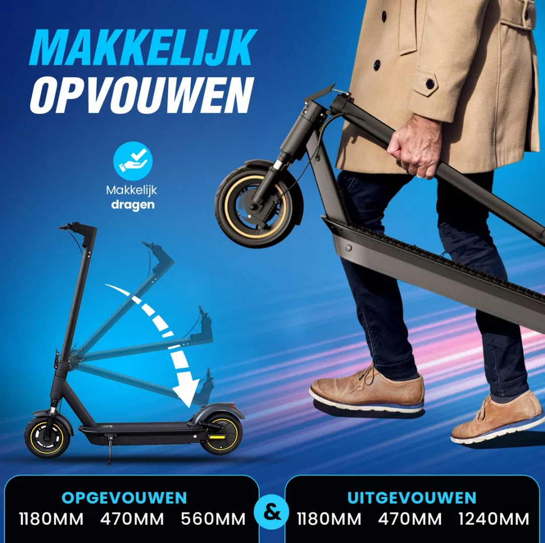 Stay-on ESMAX Elektrische Step 500W - 25km/u - Max 45km - 8.5 Inch - afbeelding 3 van 6