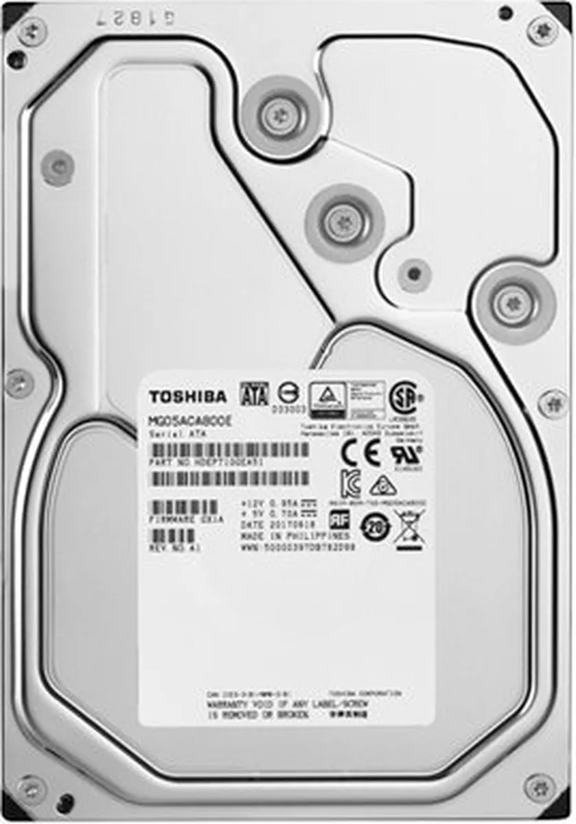 Toshiba MG09ACA18TA Harde Schijf 18TB 7200 RPM - 3.5" SATA