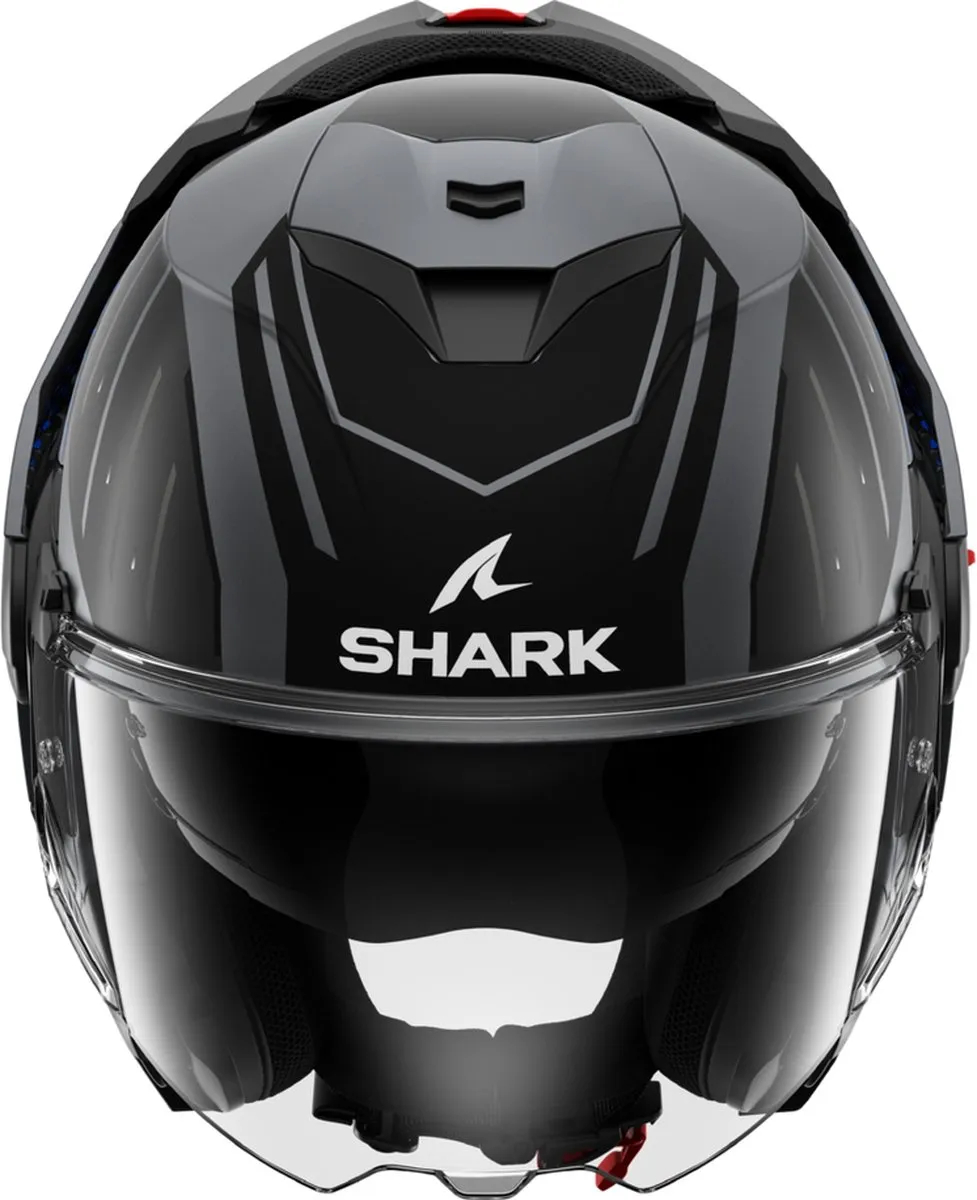 Shark Rydger Oxo Systeemhelm - XXL - Mat Antraciet/Blauw/Zwart