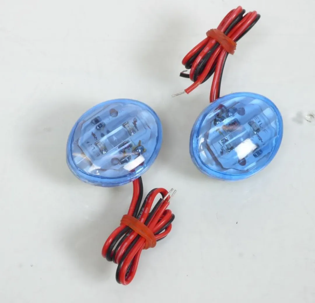 Dolce & Gabbana Mini Clignotant LED Oog van Kat Blauw - Moto/Scooter