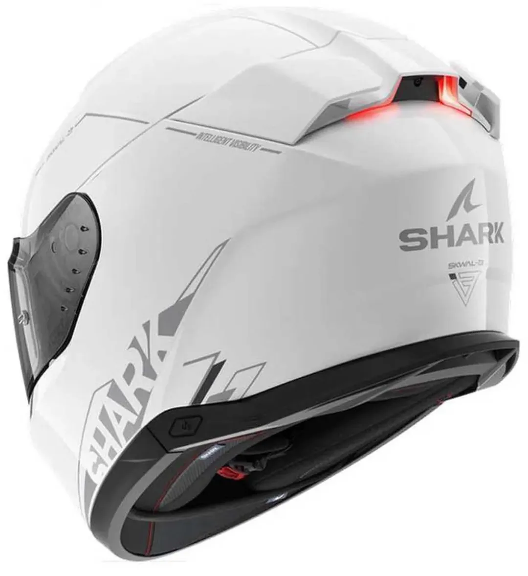 Shark SKWAL i3 Blank SP WSA Integraalhelm - M - Wit/Zilver - afbeelding 2 van 6