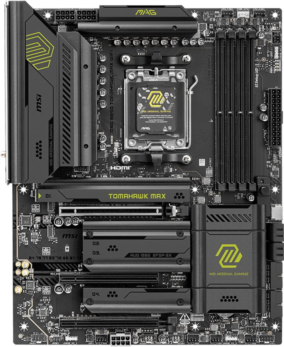 MSI MAG B850 Tomahawk Max WiFi Moederbord - ATX - AM5 - afbeelding 6 van 6