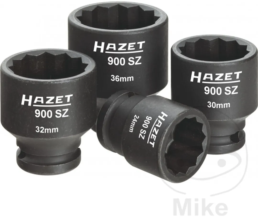 Hazet Krachtdoppenset 1/2" 4-delig