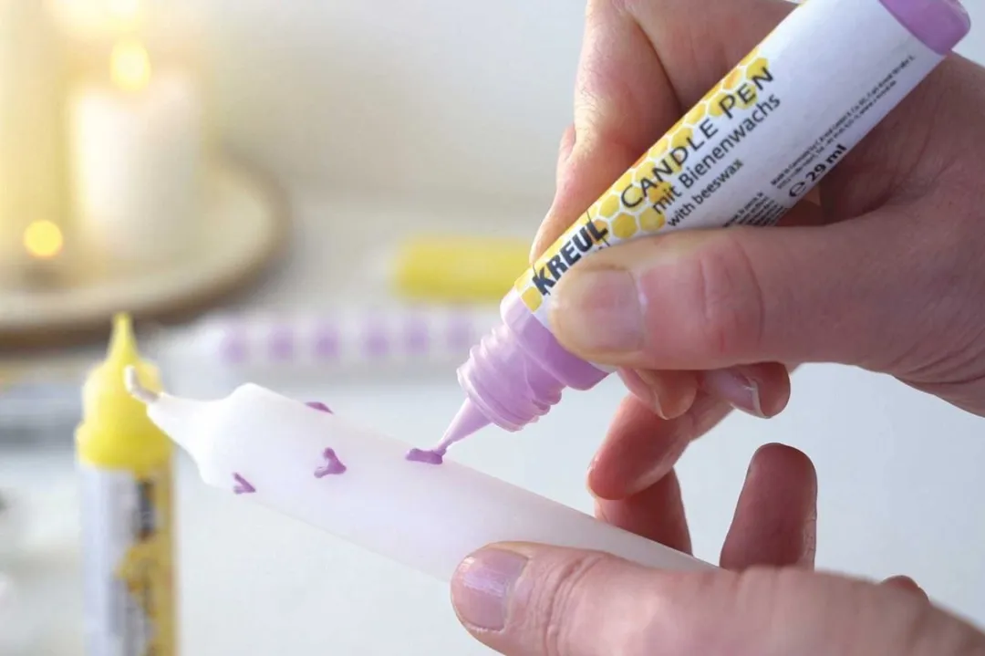 Kreul Bee Happy Kaarsenverf - 29ml - 6 Stuks
