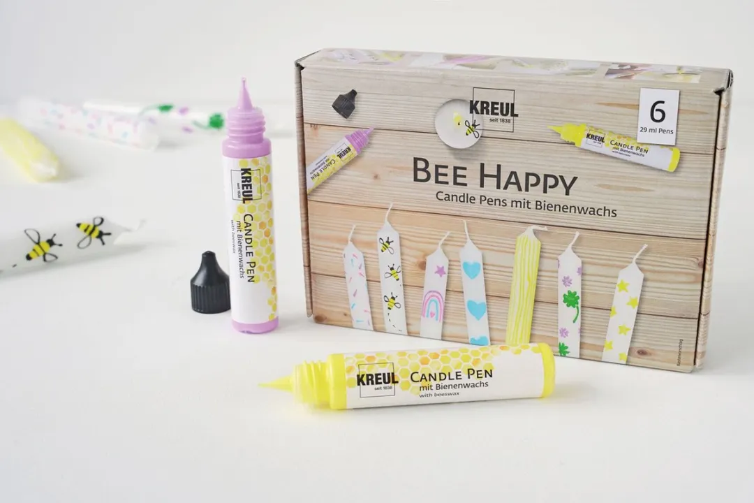 Kreul Bee Happy Kaarsenverf - 29ml - 6 Stuks