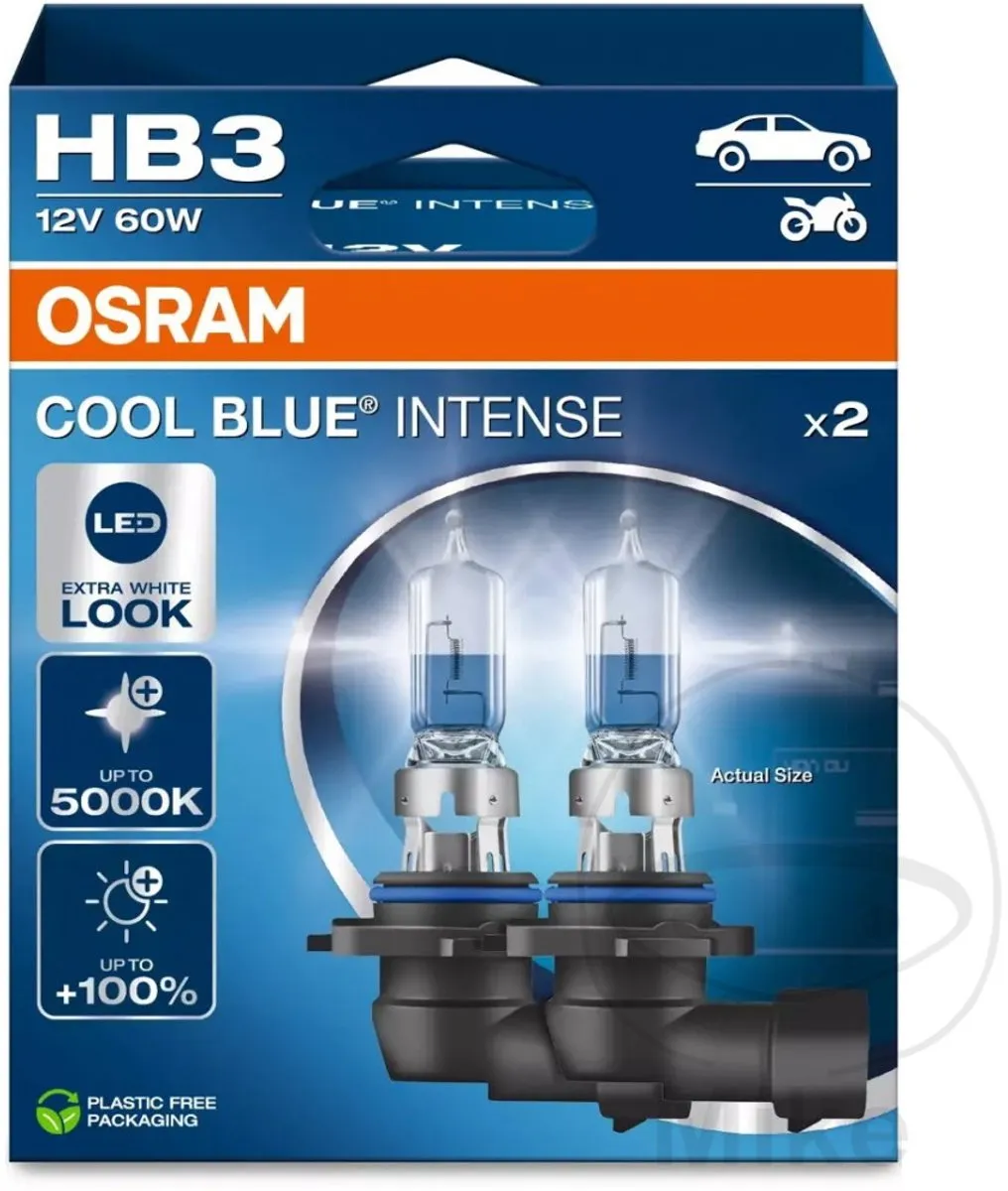 Osram Cool Blue Intense HB3 9005CBN-2HB Set