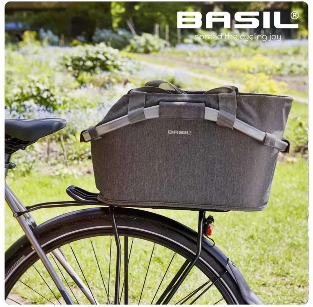 Basil 2Day Carry All Fietsmand Achter - 22L - Grijs