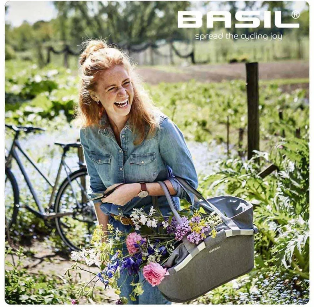 Basil 2Day Carry All Fietsmand Achter - 22L - Grijs