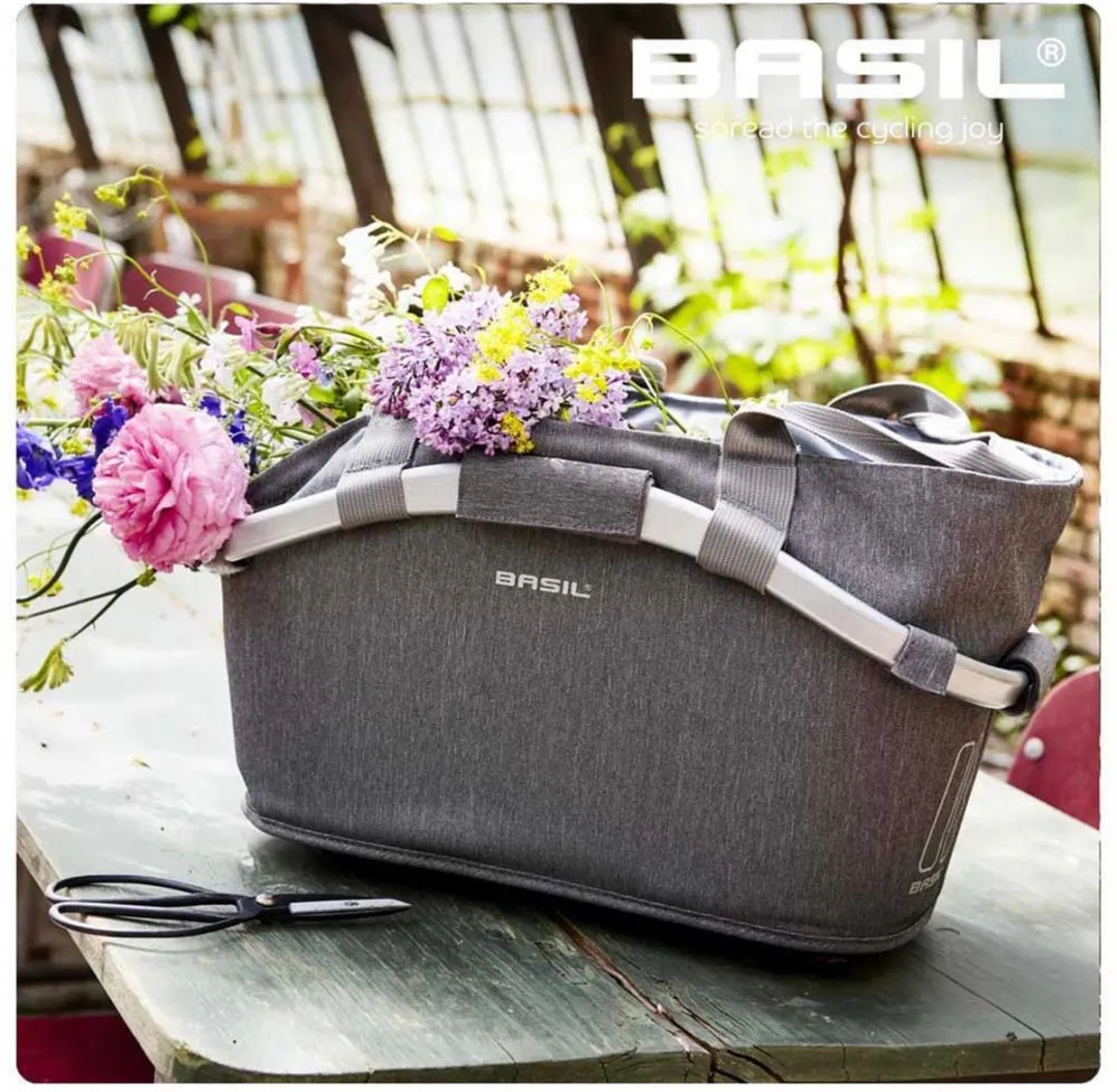 Basil 2Day Carry All Fietsmand Achter - 22L - Grijs