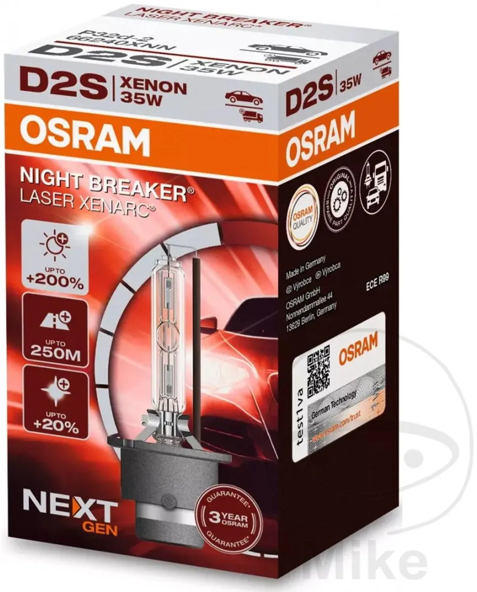 Osram Night Breaker 220 Xenarc D2S 66240XN2 Halogeenlamp